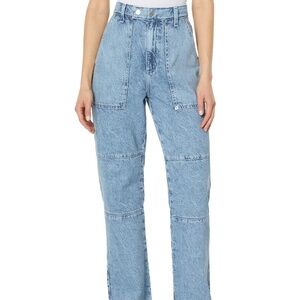 LIKE NEW AG Jeans Clove Workwear Size 27 Relaxed Vintage Straight Patchwork